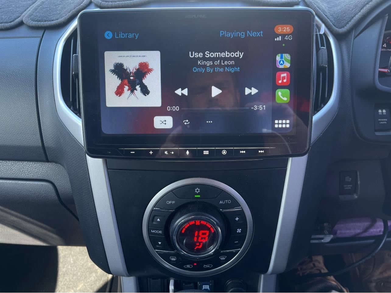 A Alpine Mx Radio Is Sitting On A White Surface — Prestige Automotive NT In Yarrawonga, NT