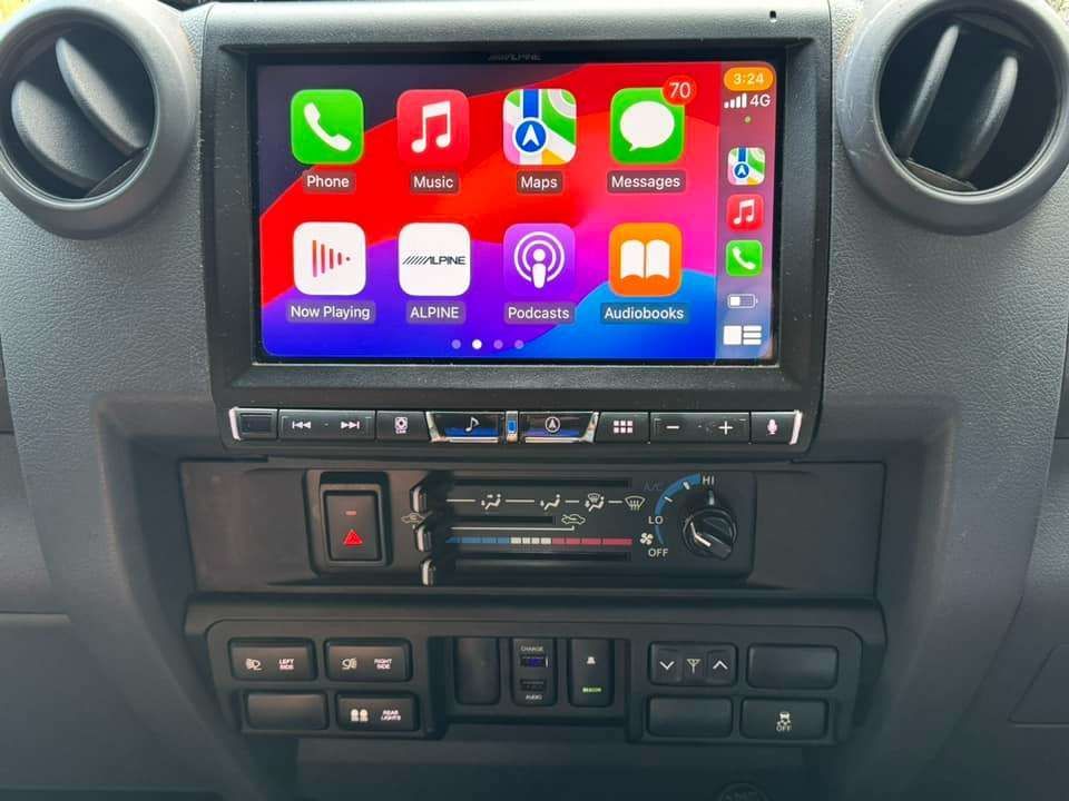 A Car Radio With A Screen That Says ' Alpine ' On It — Prestige Automotive NT In Yarrawonga, NT