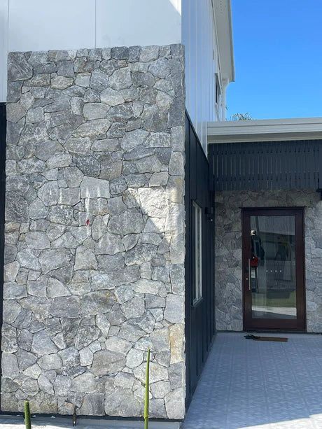 Stone Facade on Building Exterior — Stone Arc in Kincumber, NSW