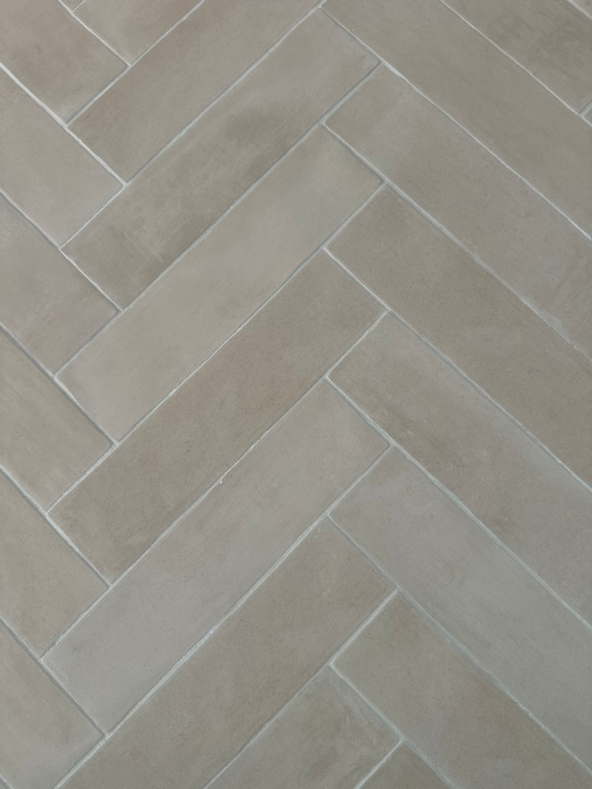 Herringbone Pattern, Tan Floor Tiles — Stone Arc in Kincumber, NSW