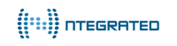 Logo featuring a blue dotted icon resembling a stylized letter H, followed by the text "NTEGRATED" in blue.