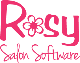A logo for salon marketing services pro with a pair of scissors