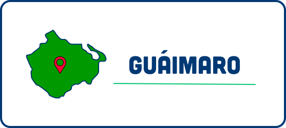 A map of guaimaro with a red pin on it.