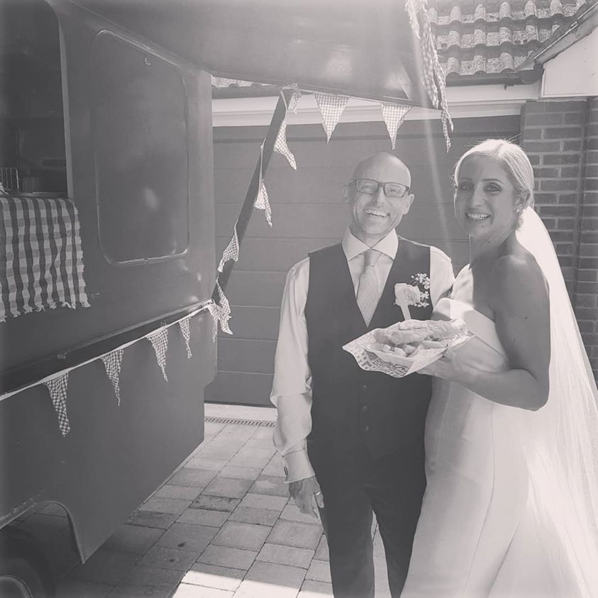 Vintage Fish and Chip Van Hire - Wedding Catering - Corporate Event Catering - The Hungry Plaice