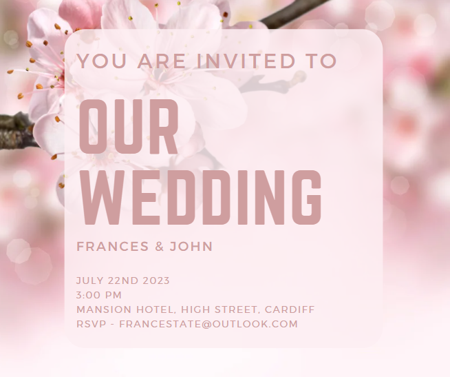 free wedding social media post - the hungry plaice