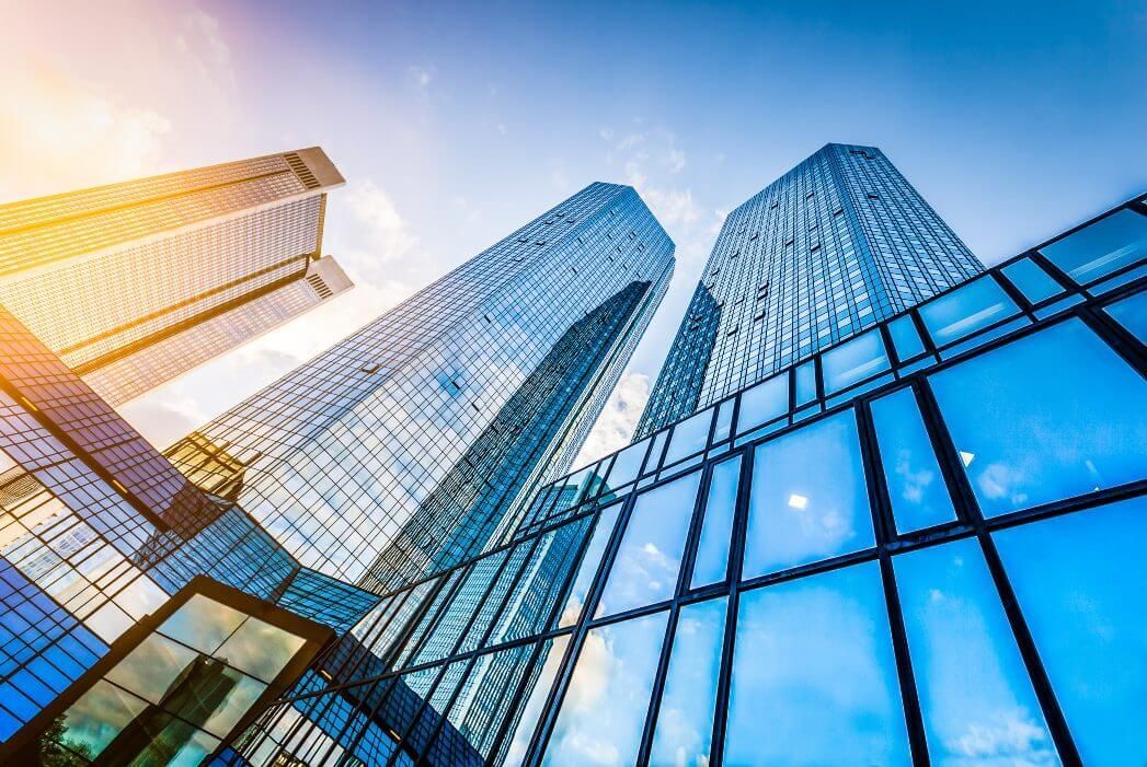 A commercial tower