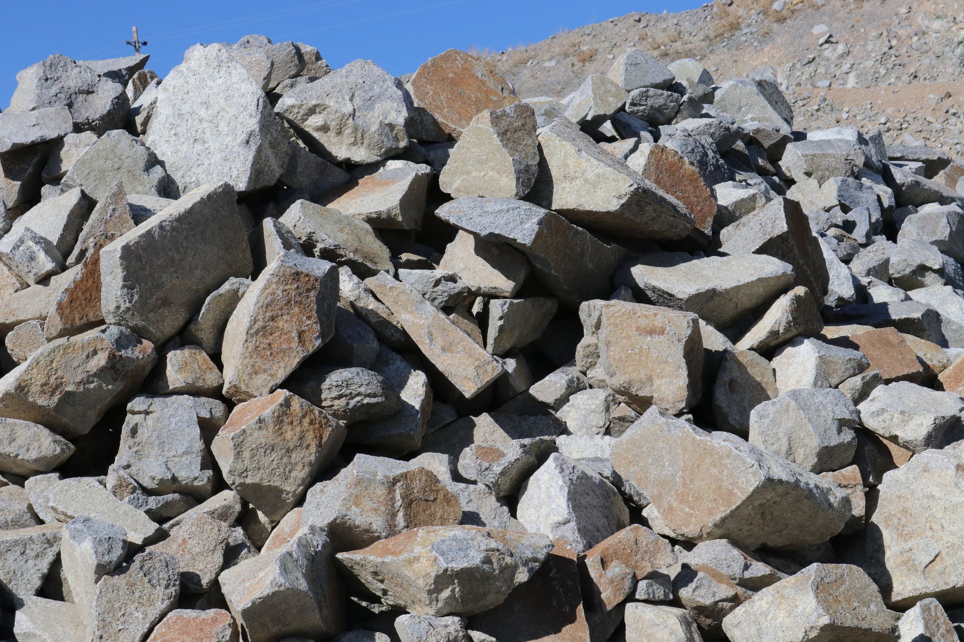 12 inch Minus bulk Rock