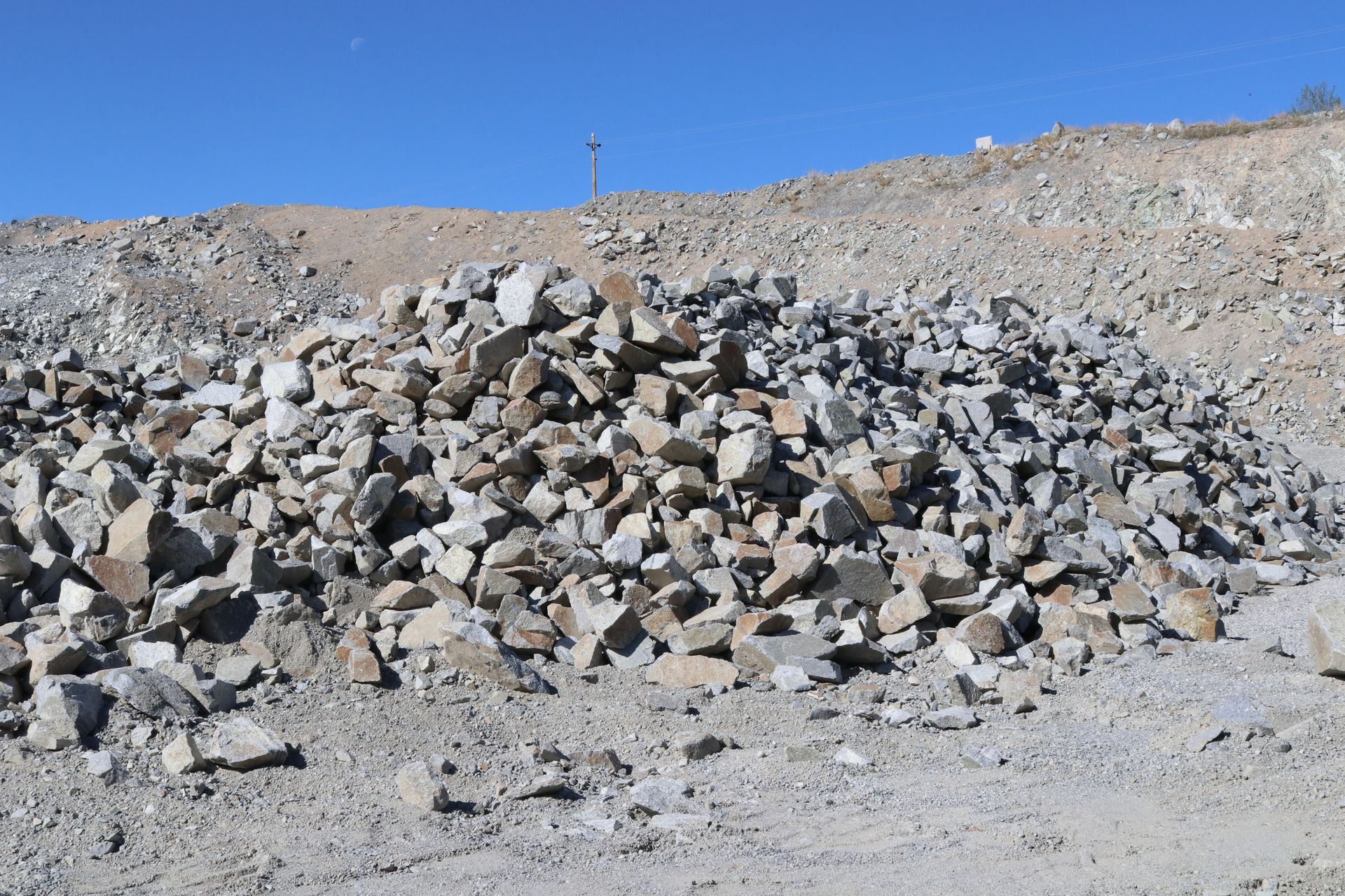 12 inch Minus bulk Rock