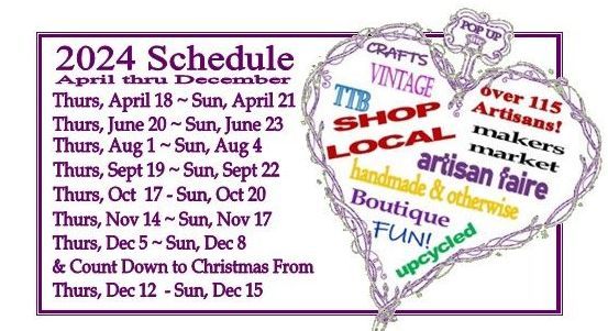 Timeless Treasures Boutiques 2024 event schedule