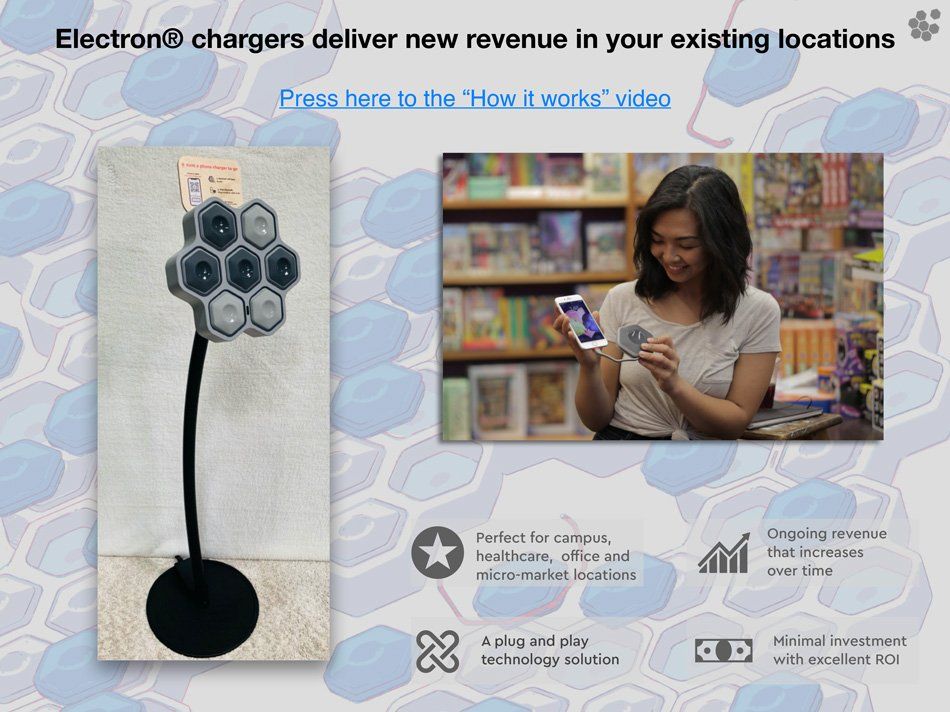 Phone Charger Brochure — Chicago, IL — Avcoa Vending