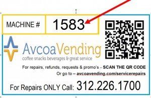 Vending Machine Code — Chicago, IL — Avcoa Vending