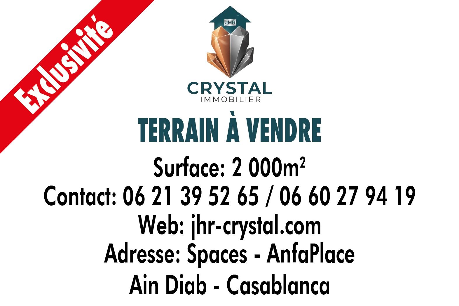 Terrain à vendre
