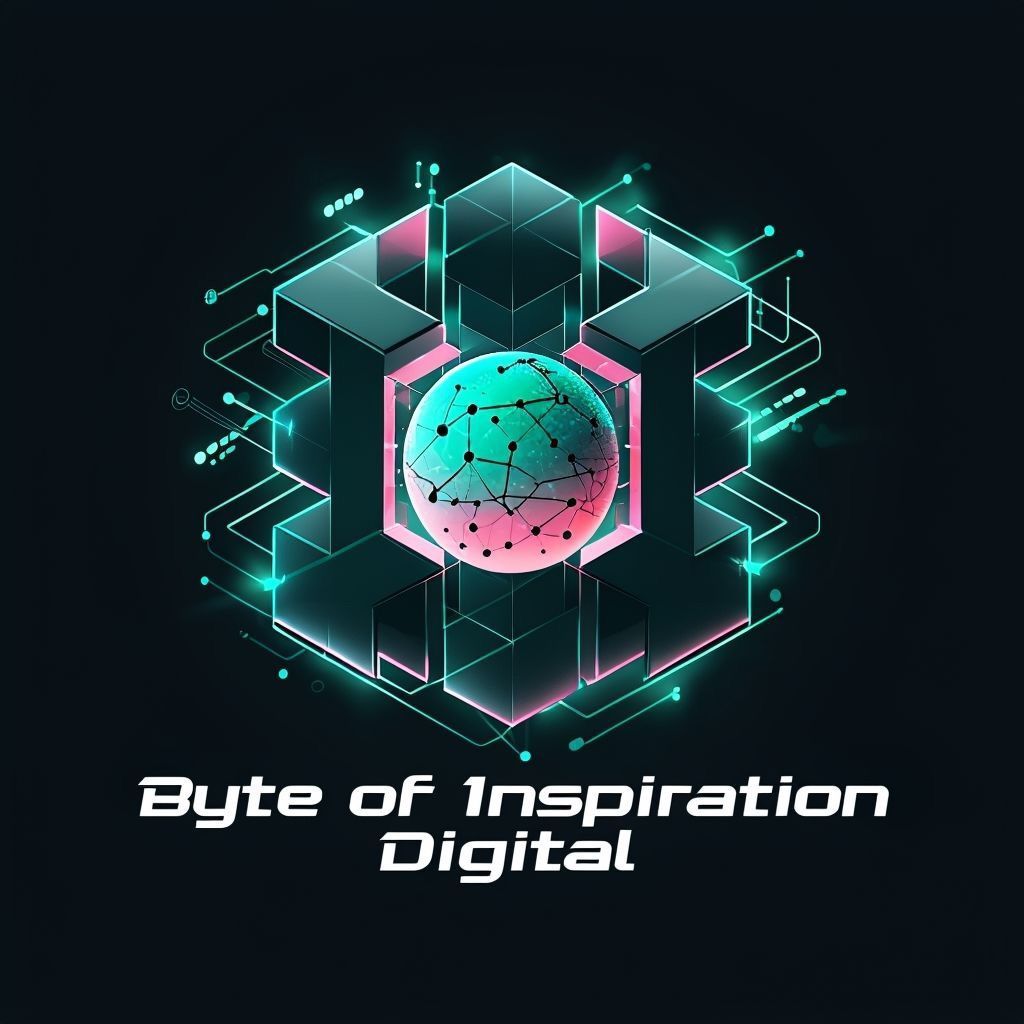 A logo that says byte of inspiration digital on it