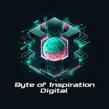 A logo that says byte of inspiration digital on it