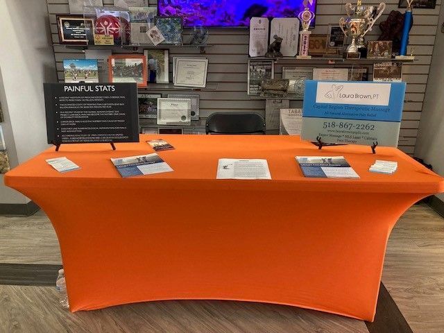Orange table - Clifton Park, NY - Capital Region Calmare & Massage PLLC