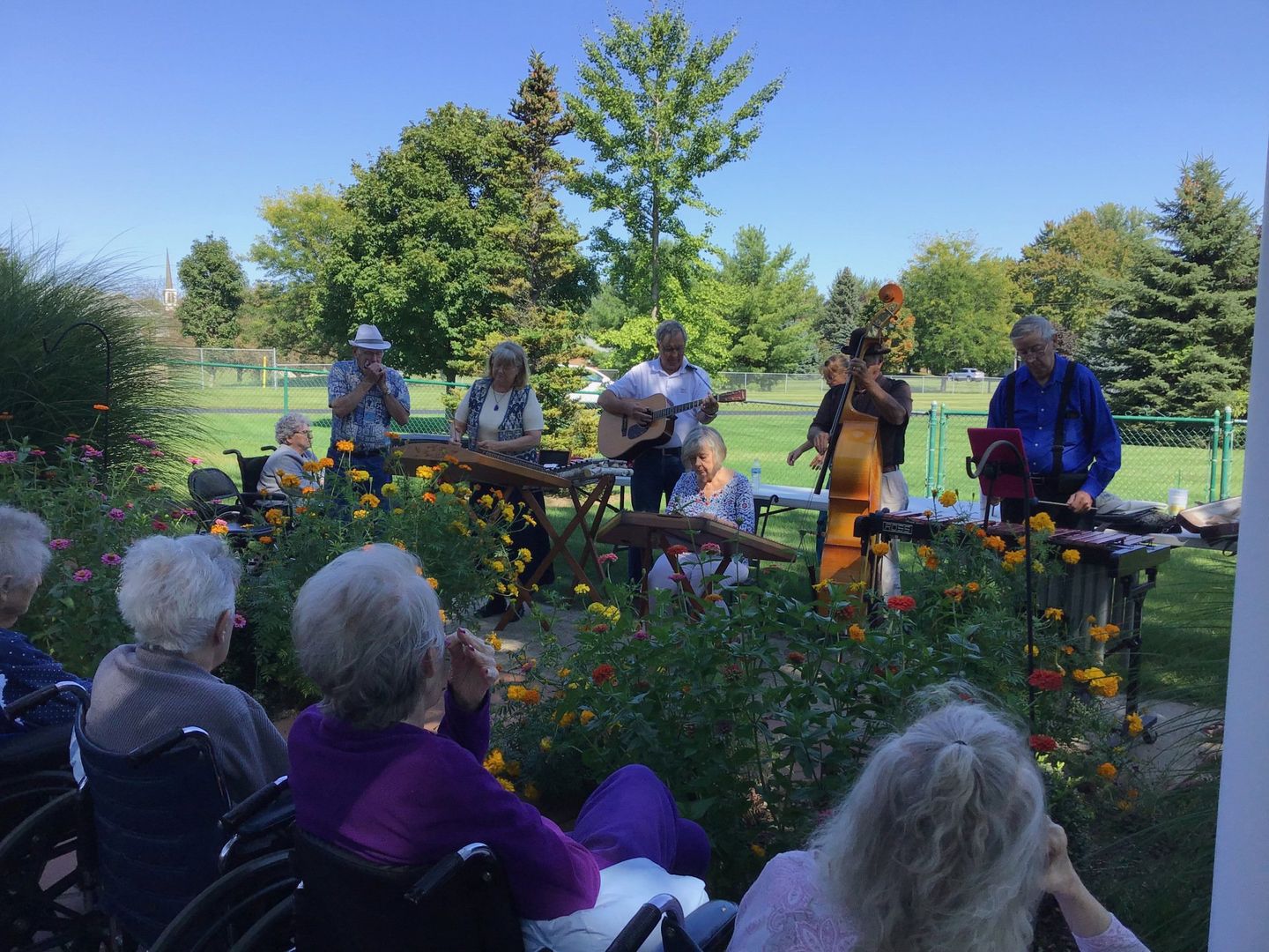 Outdoor Concert at Lenawee Medical Care Facility in Adrian, MI