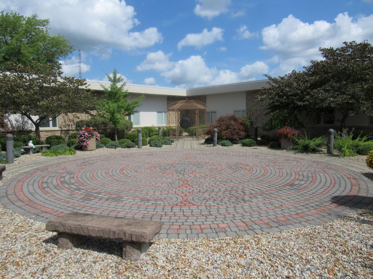 Meditation Garden and Labyrinth at Lenawee Medical Care Facility in Adrian, MI
