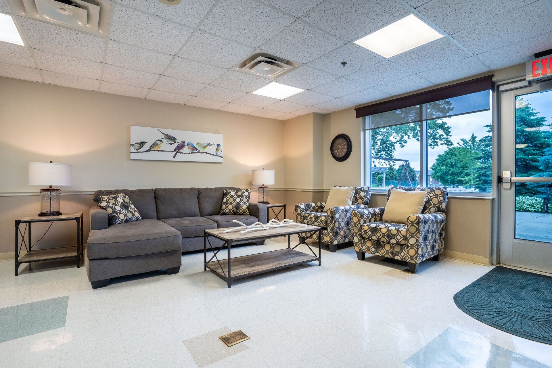 Living Room at Lenawee Medical Care Facility in Adrian, MI