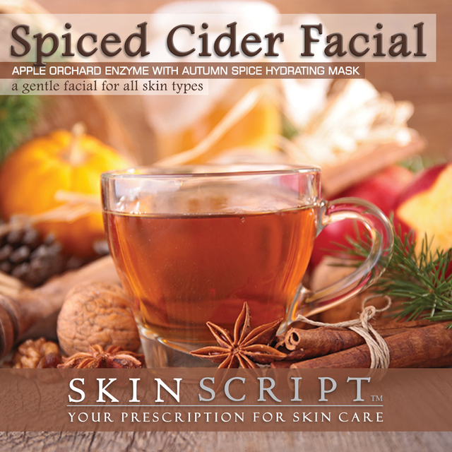 skin script pumpkin spice facial