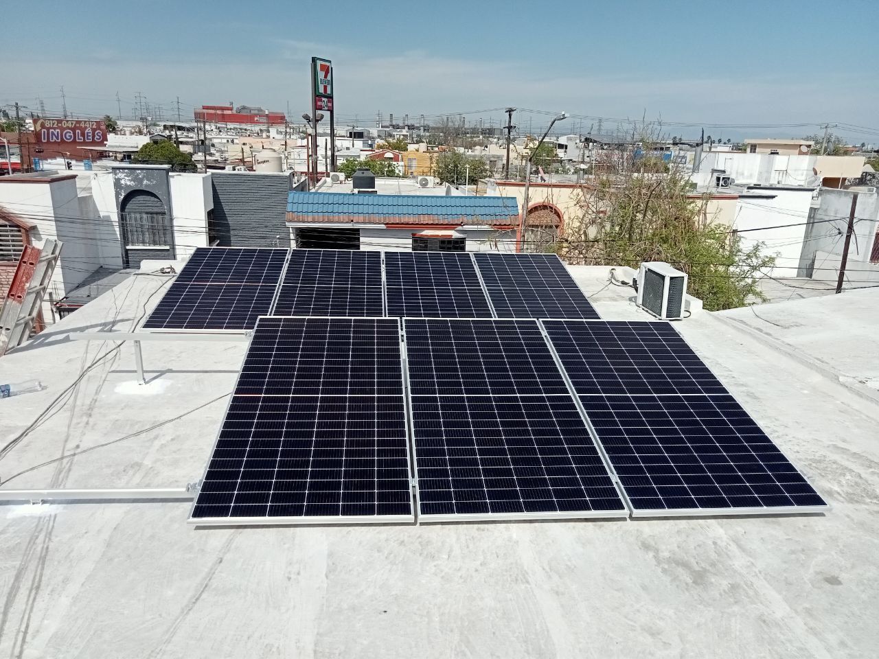 INSTALACION 7 MODULOS 550W