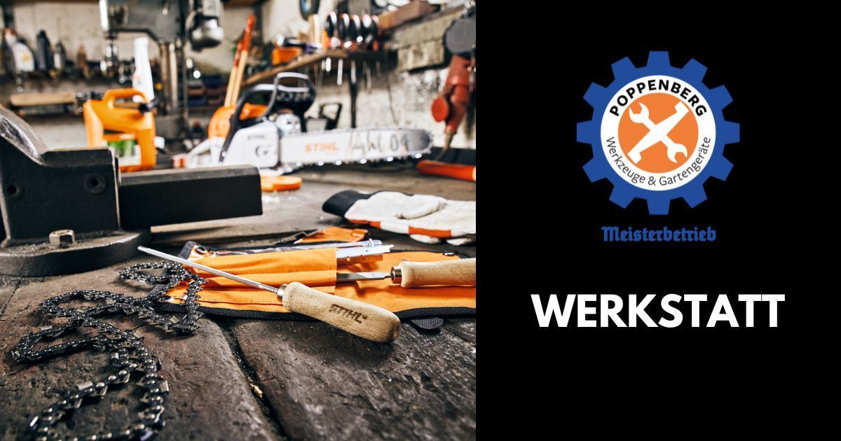 Werkstatt POPPENBERG Werkzeuge & Gartengeräte