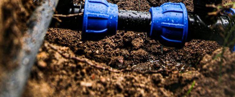Kupplung Beregnungsleitung unterirdisch von Poppenberg Gartentechnik