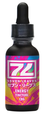Bottle of Energy Tincture by Seven Leaves.