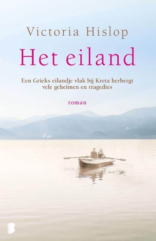 Een boek van victoria hislop heeft een boot op de cover