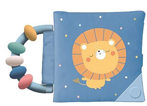 Λιοντάρι Το Πρώτο Μου Πάνινο Βιβλίο Με Κουδουνίστρα