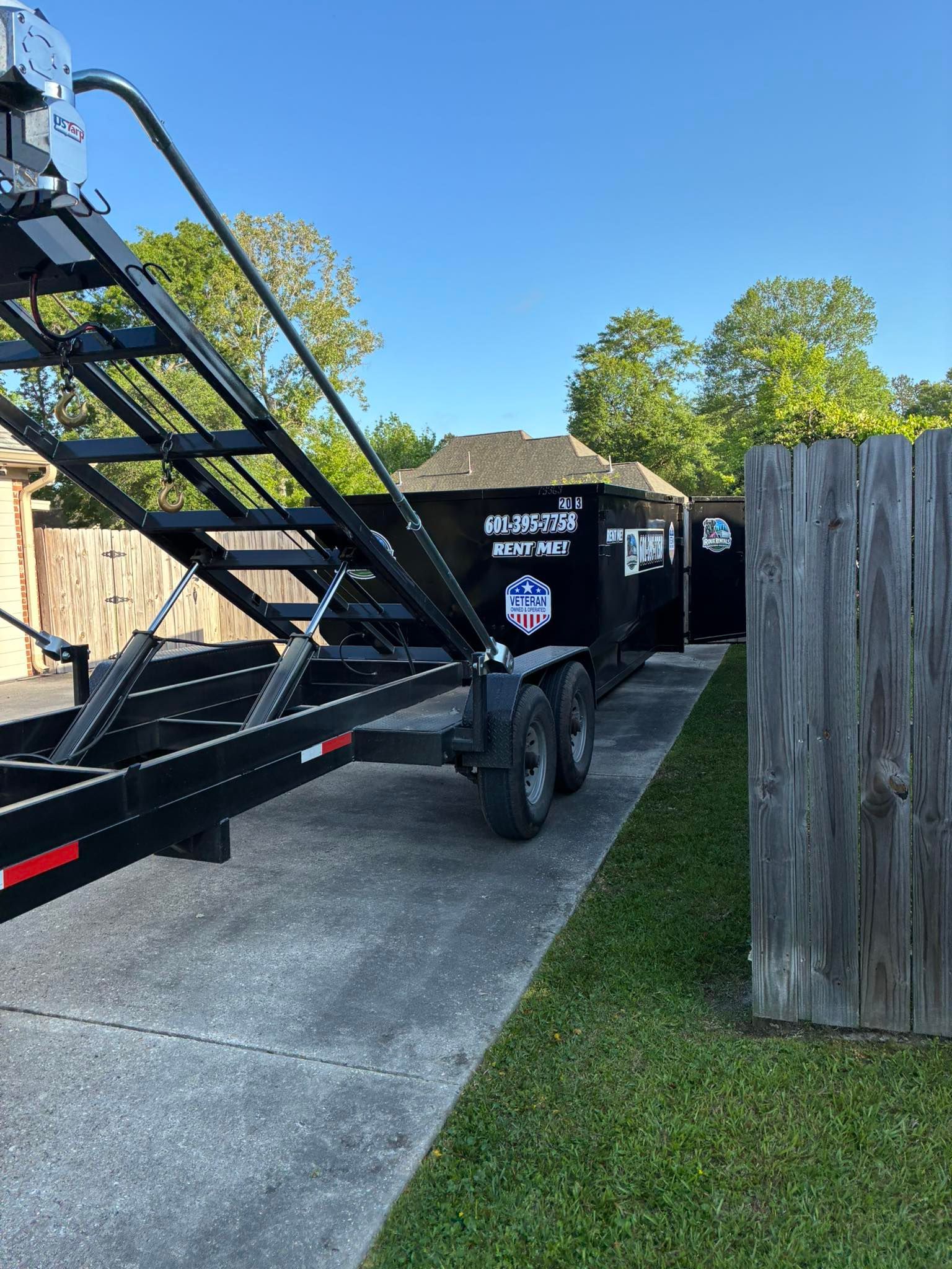 Roux Rental dumpster