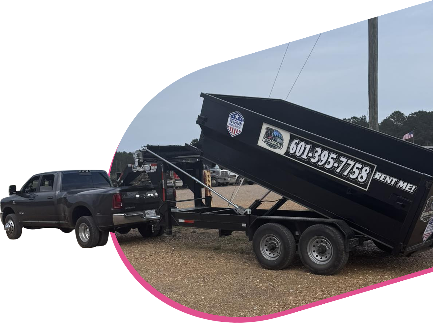 Roux Rental dumpster