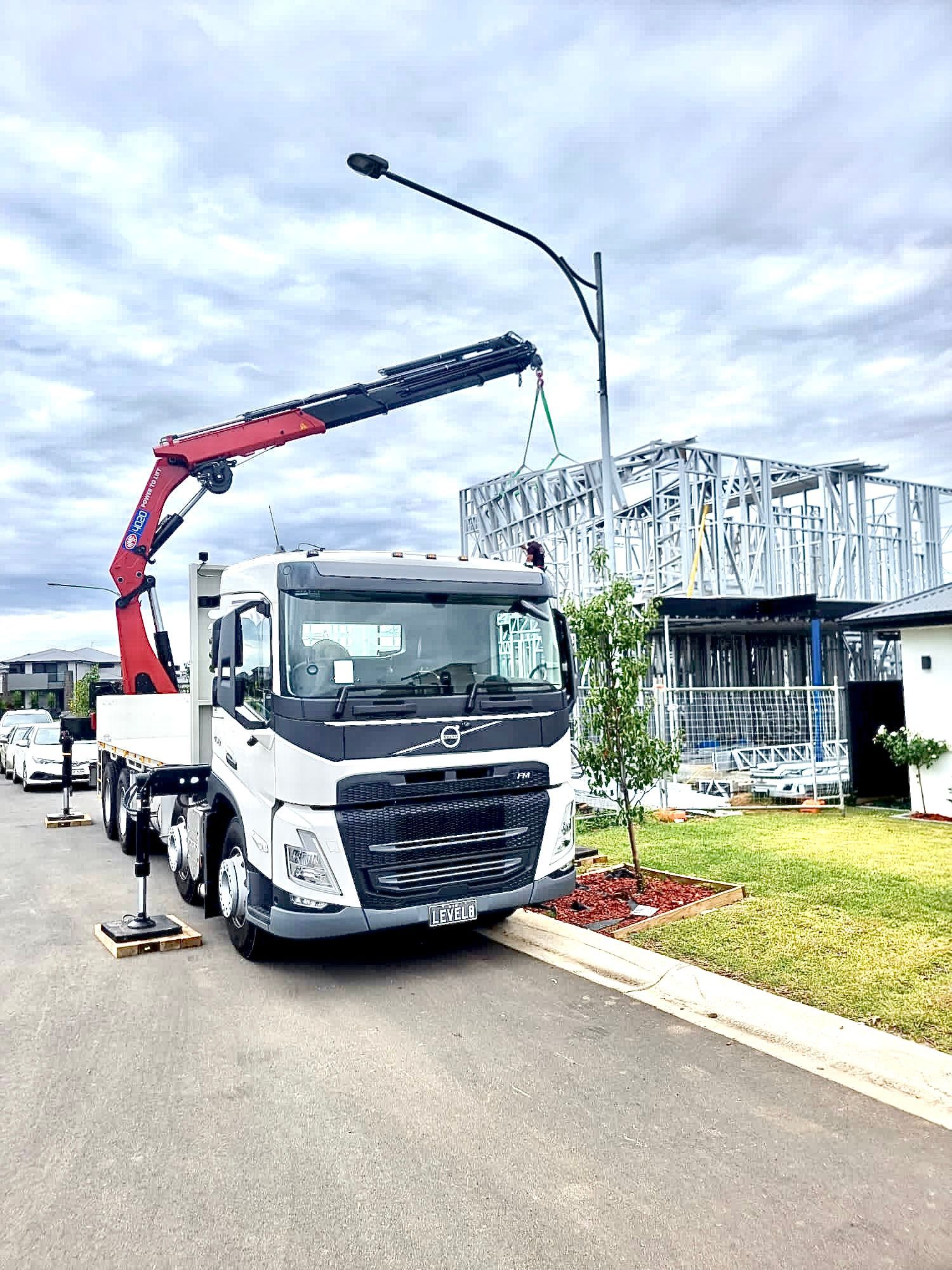 Mobile Crane on Site — Sydney, NSW — Level8 Cranes