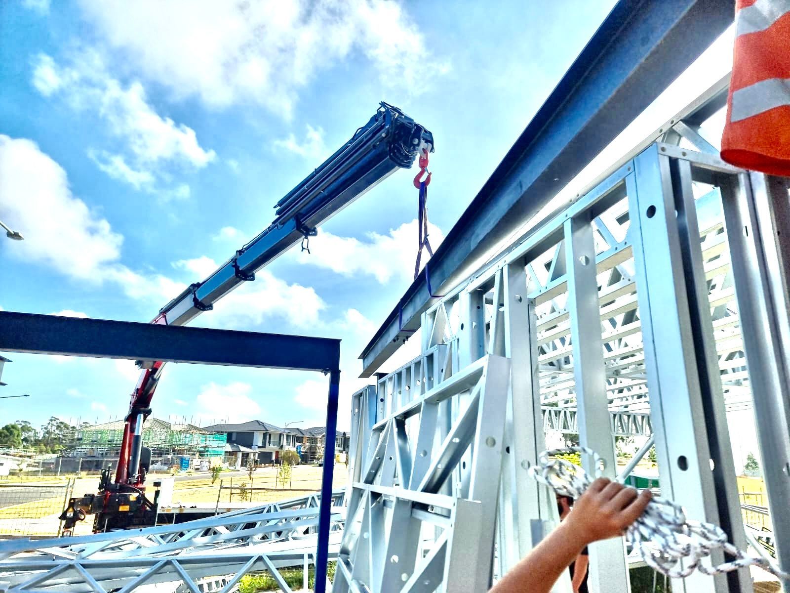 Lifting Heavy Steel Bar — Sydney, NSW — Level8 Cranes