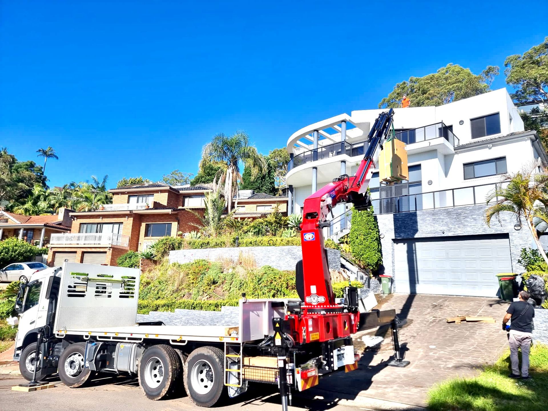 Heavy Appliance Moving — Sydney, NSW — Level8 Cranes