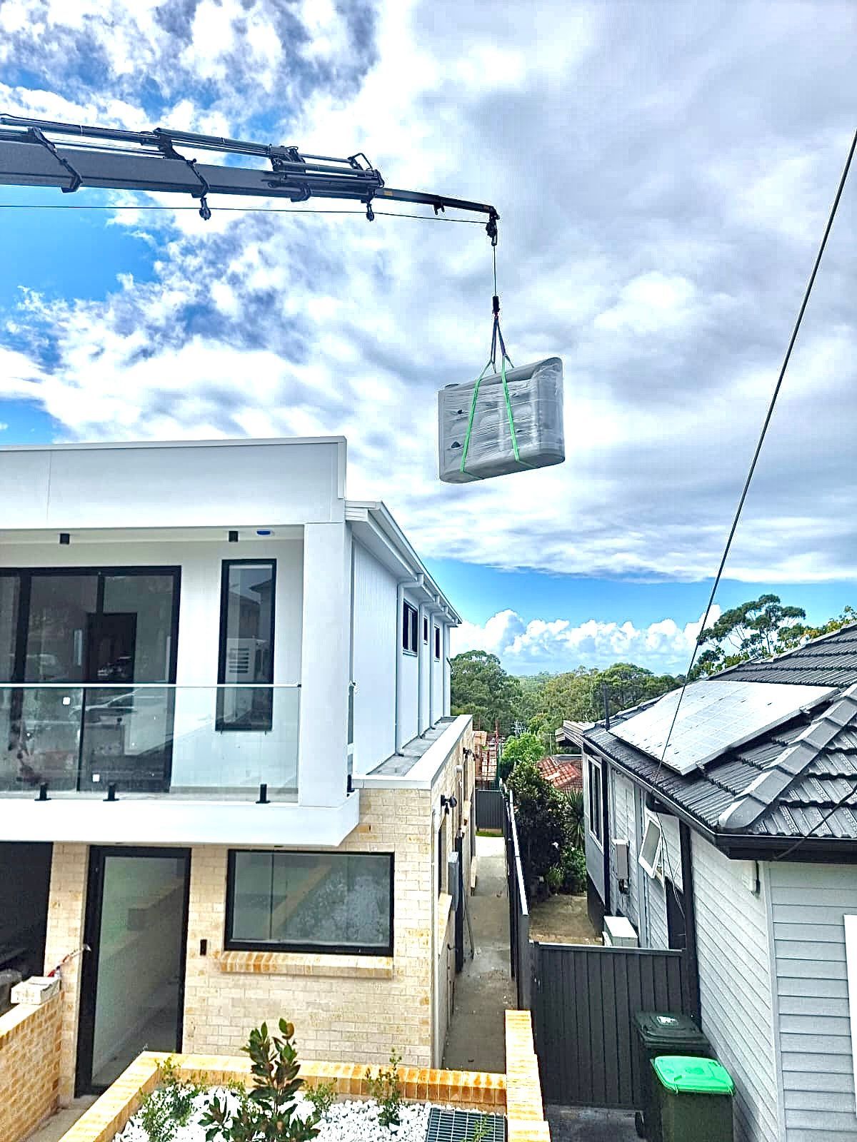 Water Storage Lifting — Sydney, NSW — Level8 Cranes