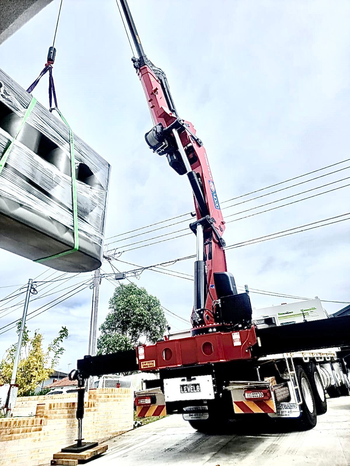 Water Tank — Sydney, NSW — Level8 Cranes