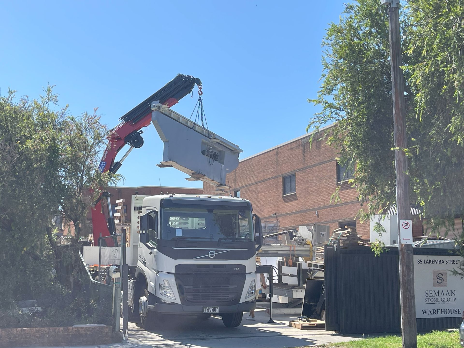 Lifting Heavy Item on Crane — Sydney, NSW — Level8 Cranes