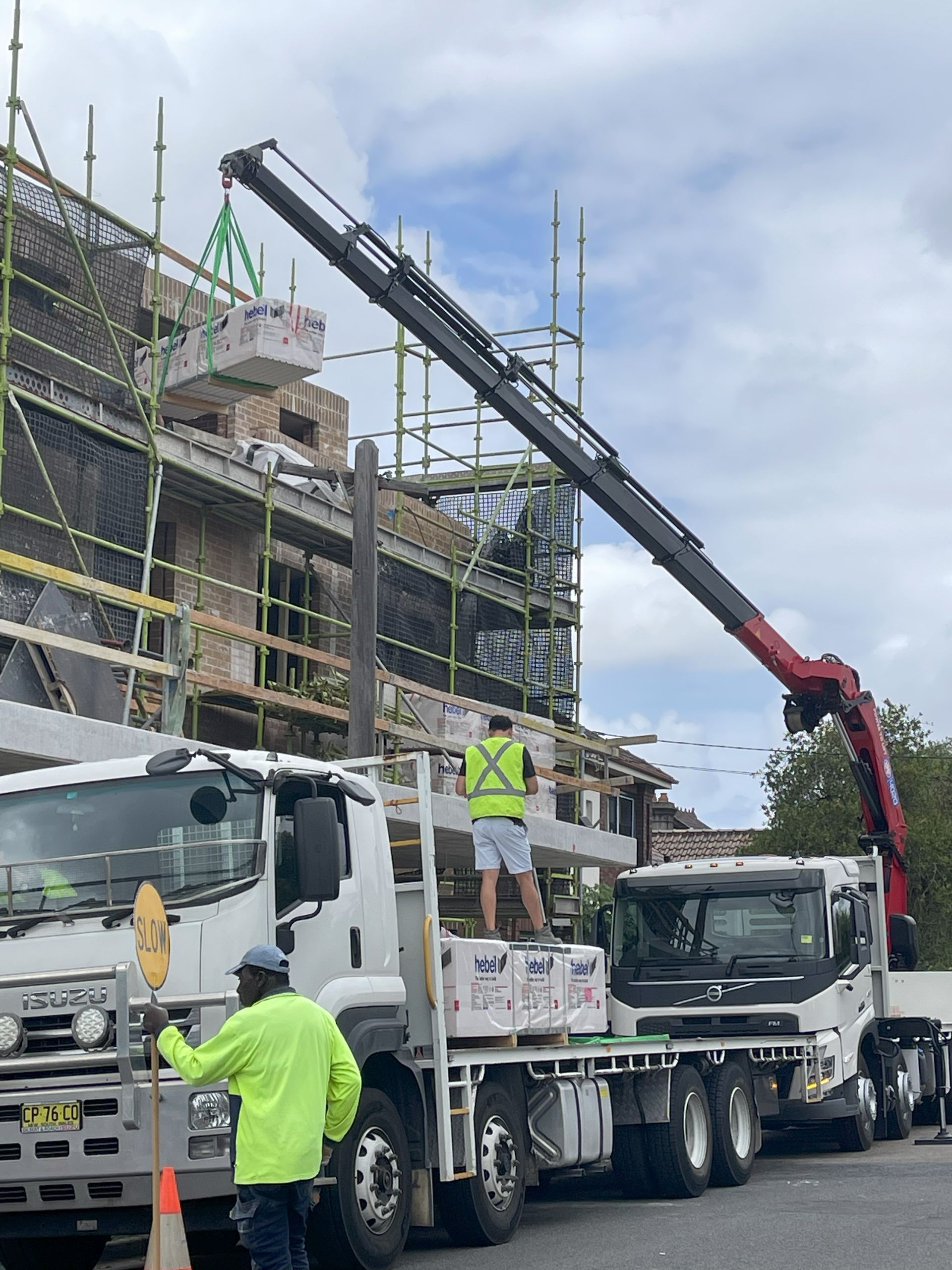 Lifting Hebel— Sydney, NSW — Level8 Cranes