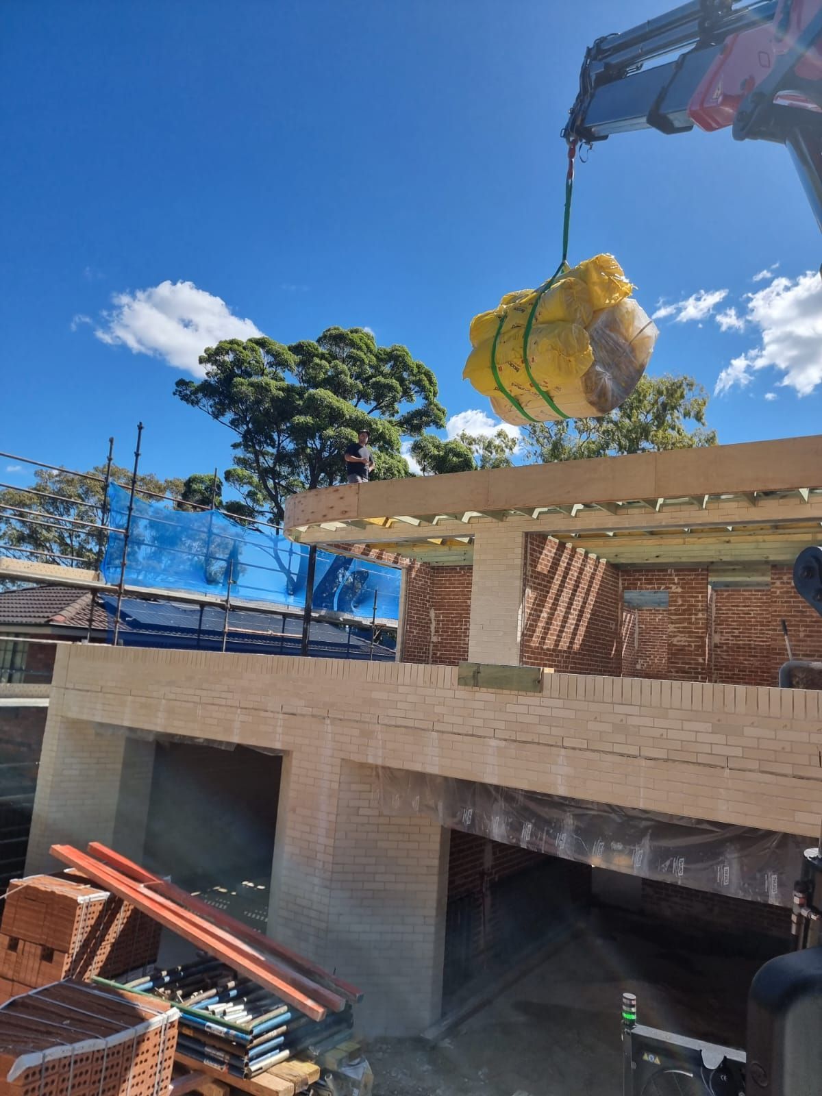 Deck Construction In Progress — Sydney, NSW — Level8 Cranes