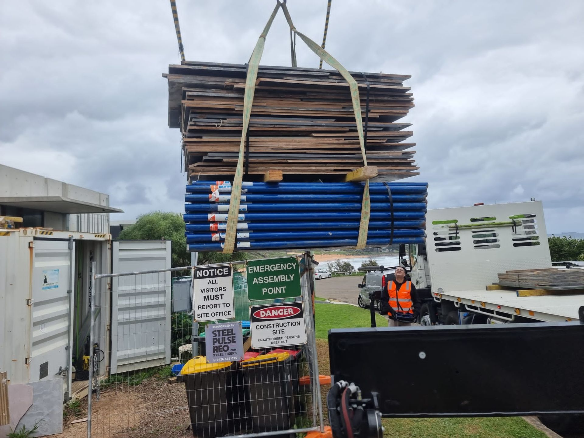 Wood Lifting — Sydney, NSW — Level8 Cranes