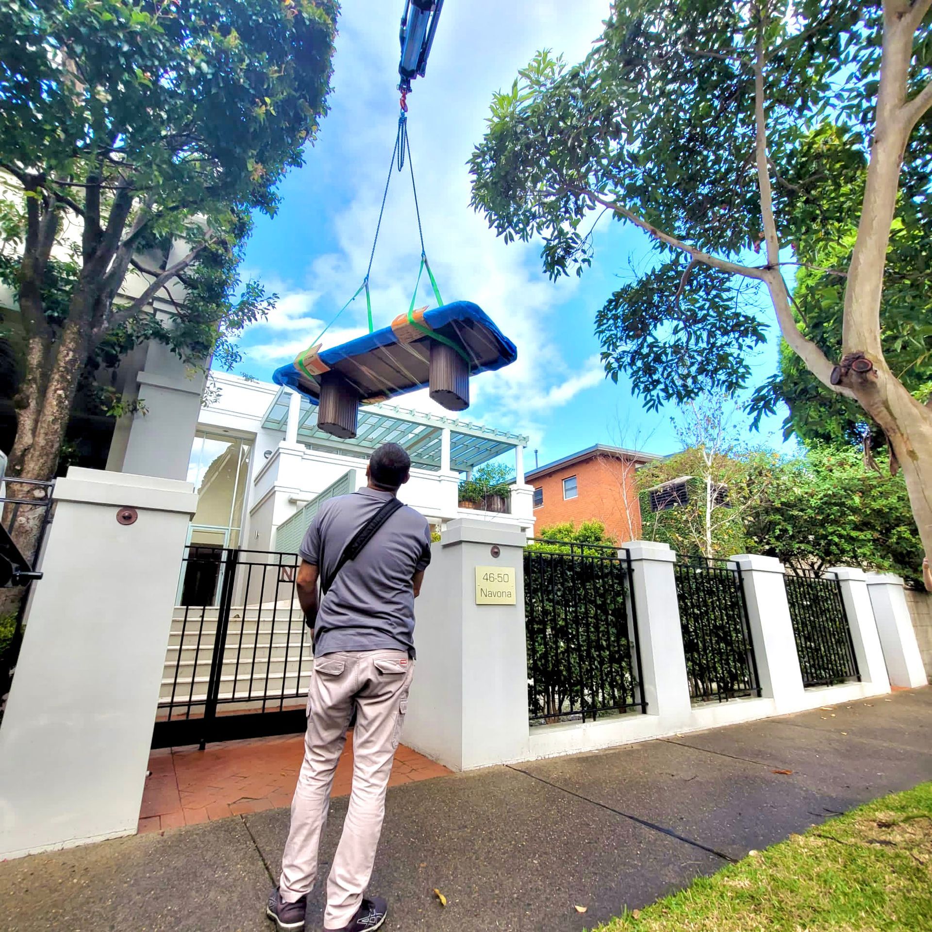 Lifting Bespoke Furniture — Sydney, NSW — Level8 Cranes