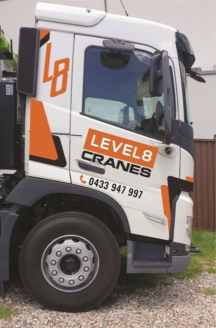 Company Crane Truck — Sydney, NSW — Level8 Cranes