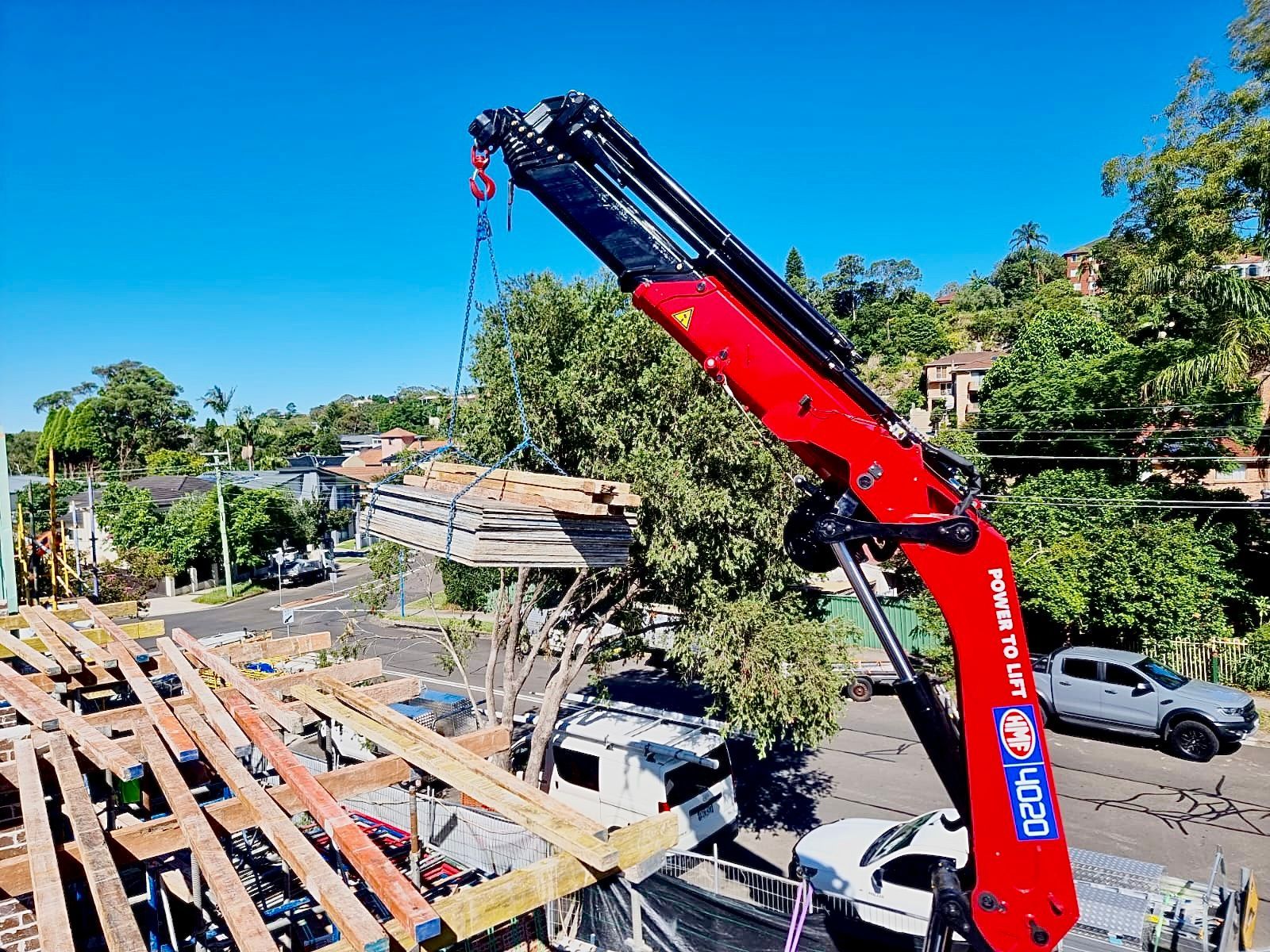 Earlwood Lifting Woods — Sydney, NSW — Level8 Cranes