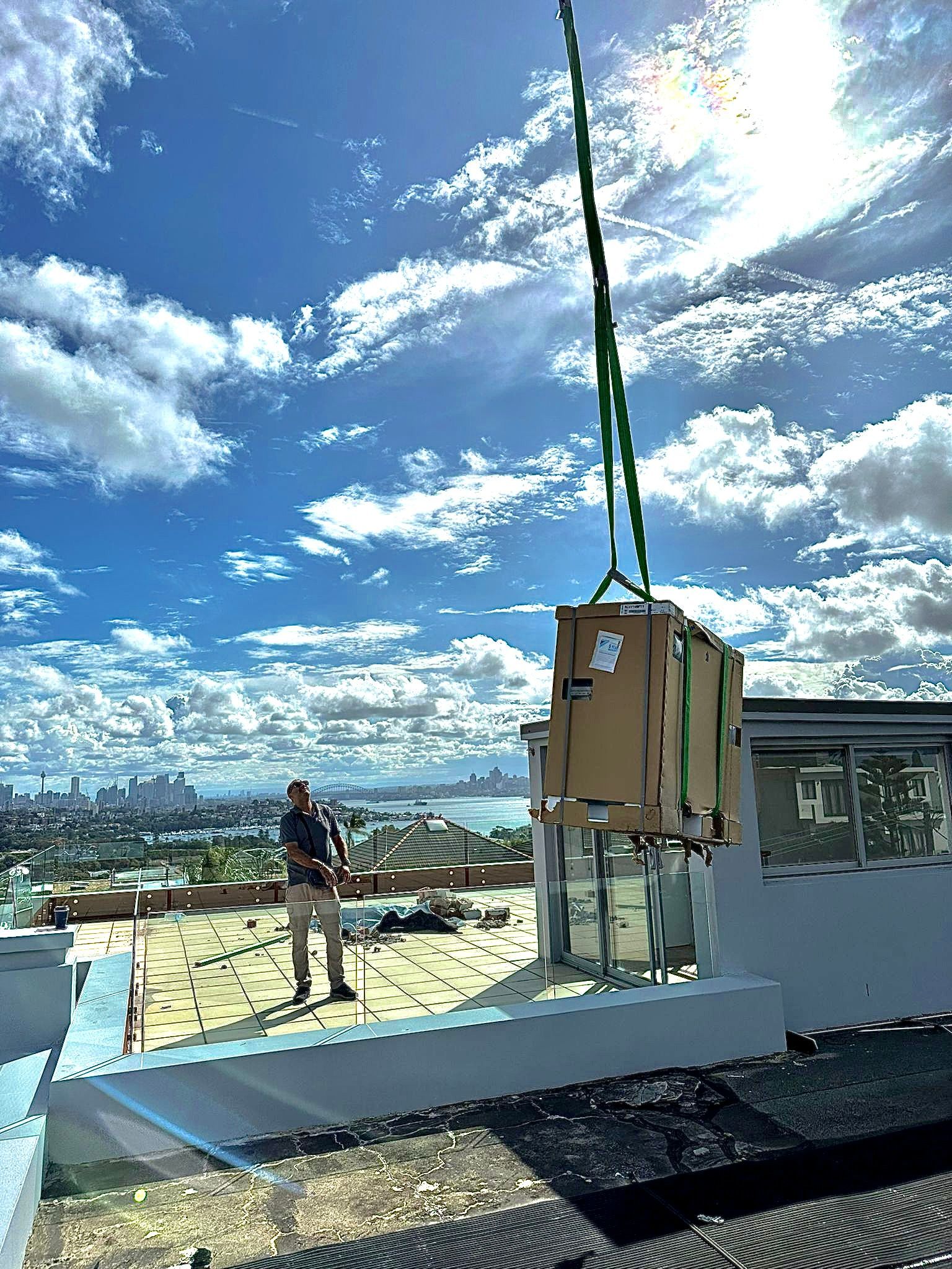 Air Conditioning on Roof Top — Sydney, NSW — Level8 Cranes