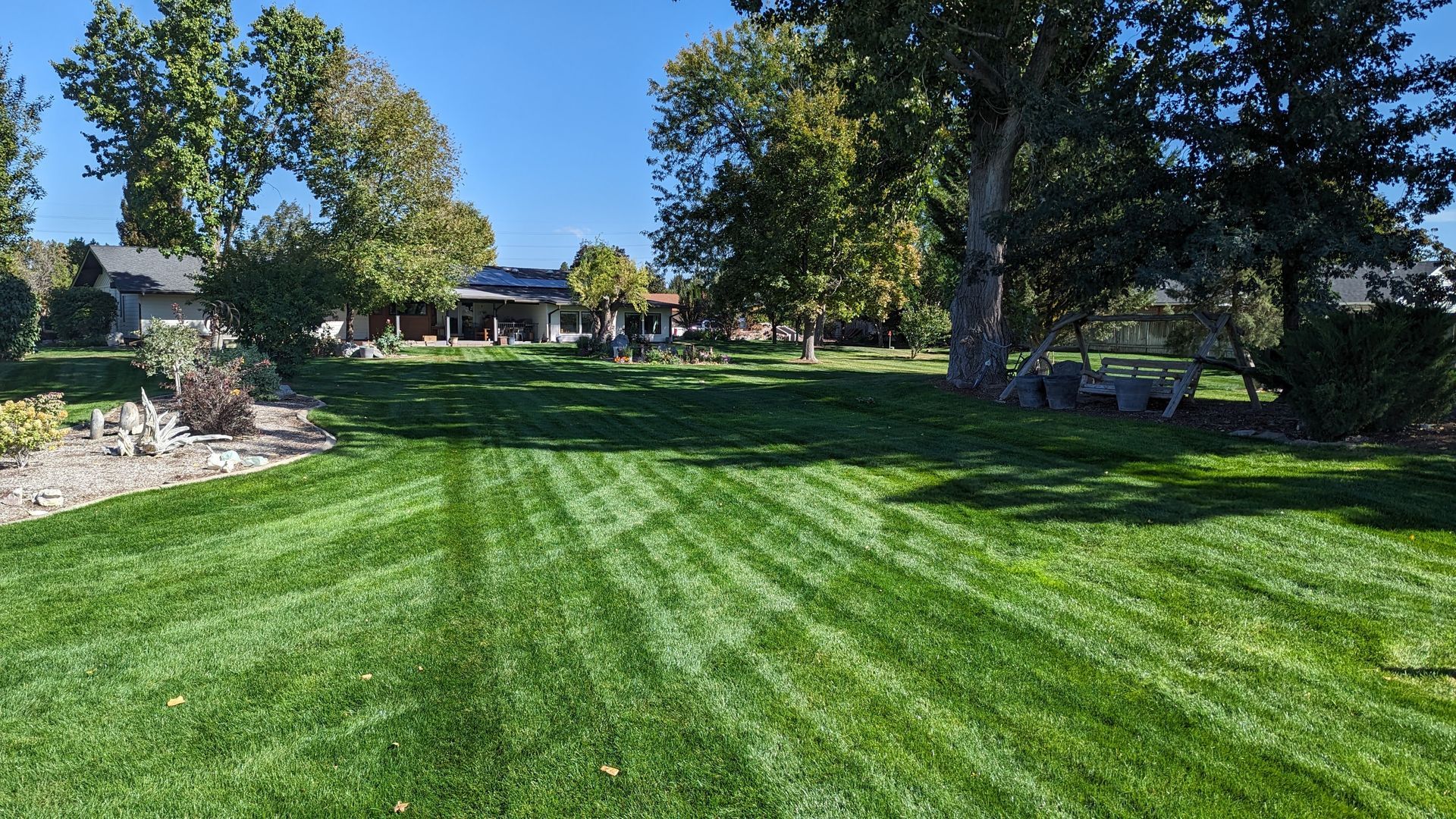 Weekly lawn care services