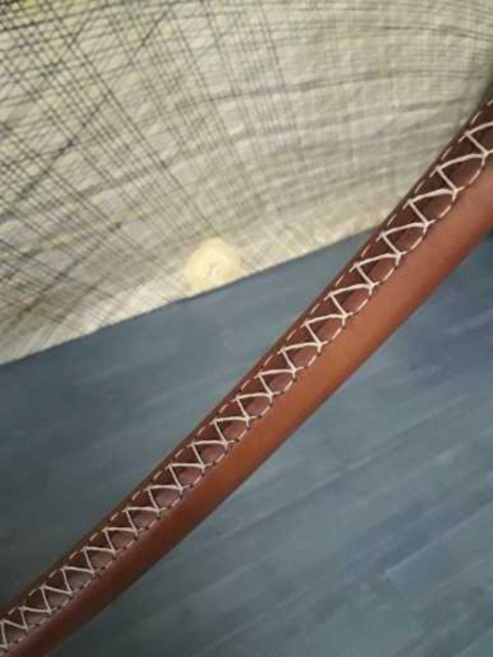 cima di ormeggio in pelle