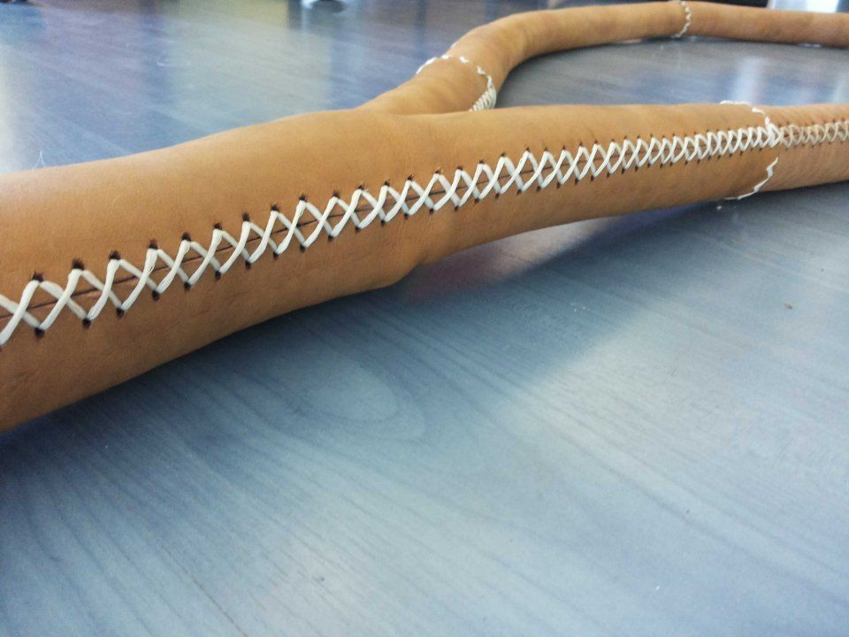 cima in pelle per imbarcazione