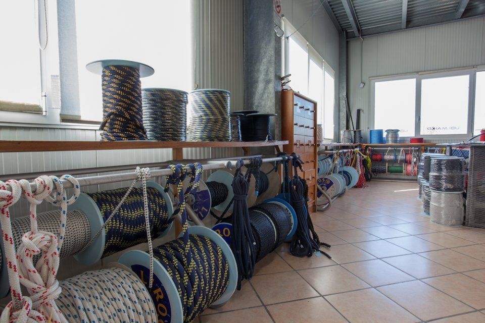 vendita di corde per imbarcazioni