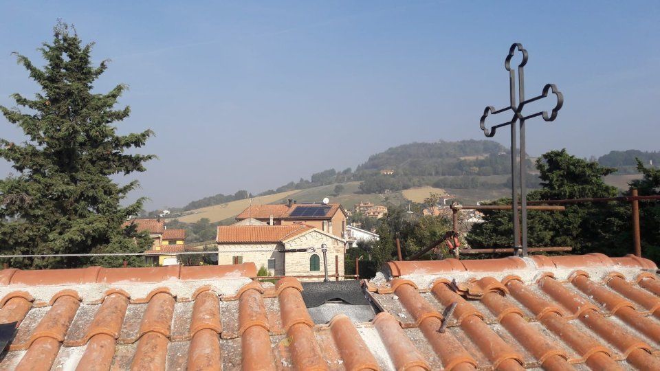 tetto privato con linee vita