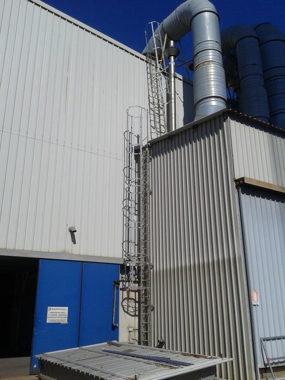 sistema di sicurezza in una sede industriale